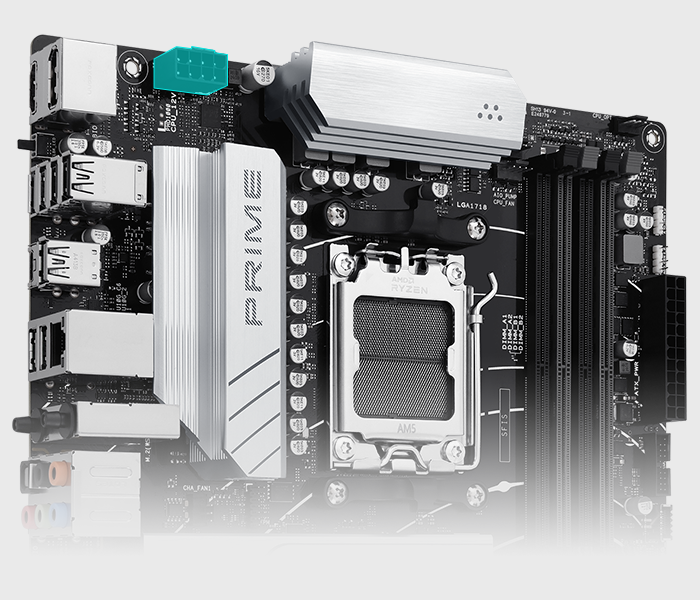 The PRIME B650-PLUS WIFI-CSM motherboard features ProCool Connectors. 